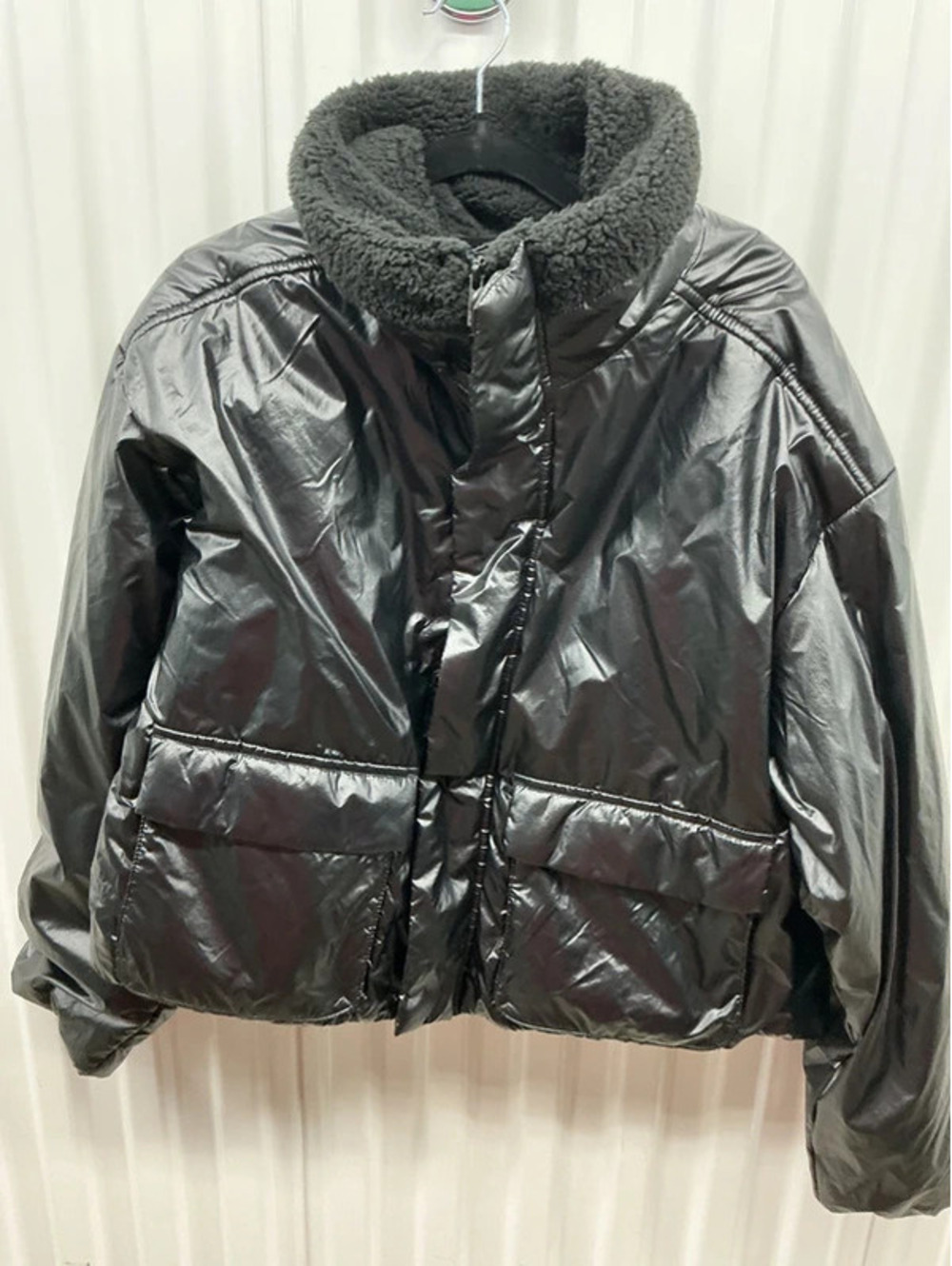 XXL Black Puffer Jacet R23 - Picture 4 of 5